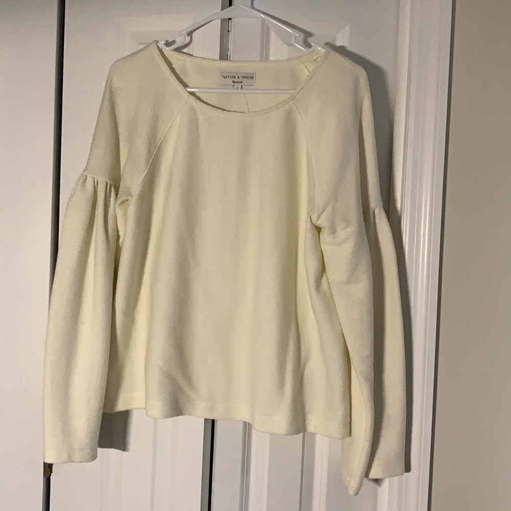 NWT Madewell Blouse with bell sleeves.